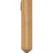 Ekena Millwork Merced Arts and Crafts Rough Sawn Bracket w/ Offset Brace, Western Red Cedar, 8"W x 34"D x 40"H BKT0806X34X40MRC03RWR - alternate 4